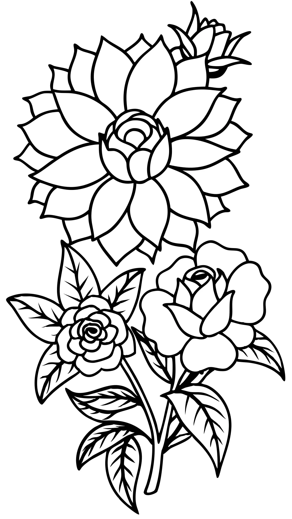 free coloring pages flowers